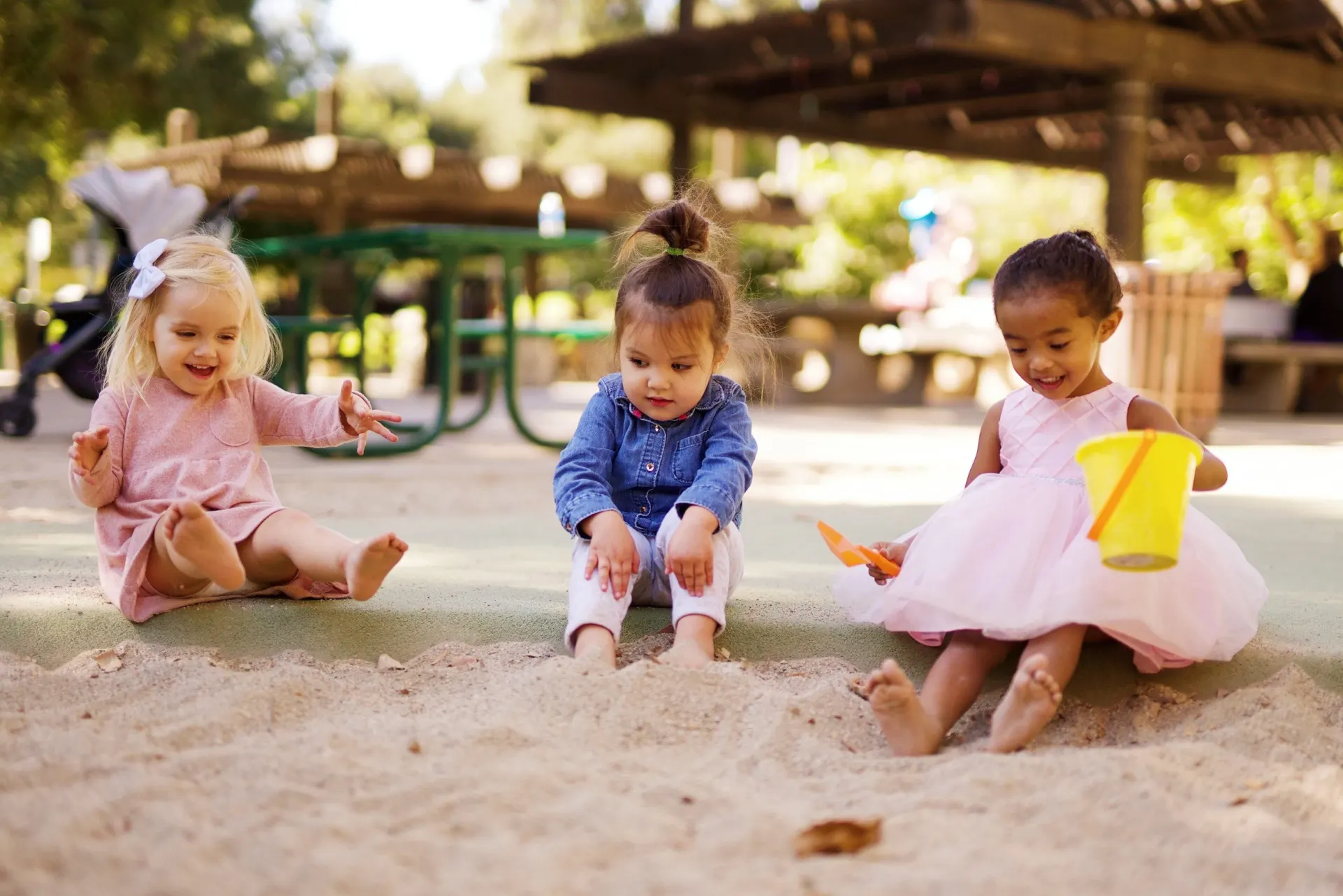 Children playing during a SAPCC playgroup